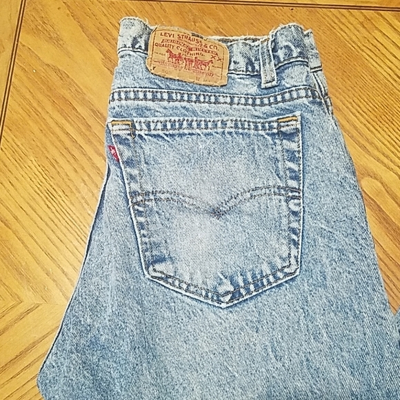 SUPER RARE VNTG LEVI STRAUS RED TAB 505 EUC size 34/34 HIGH WAISTED RELAXED FIT - Picture 6 of 9